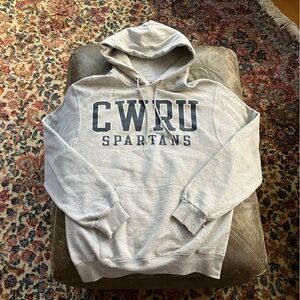 Champion Gray Case Western Reserve University Spartans Hoodie